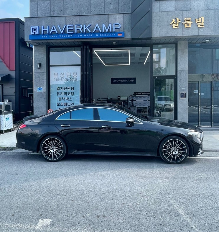  대전 벤츠 CLS450 고객님이 재방문해 주신 이유는 글라스틴트 레이니블루