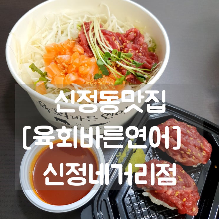  신정동맛집 육회바른연어 신정네거리점 가성비 굿~!