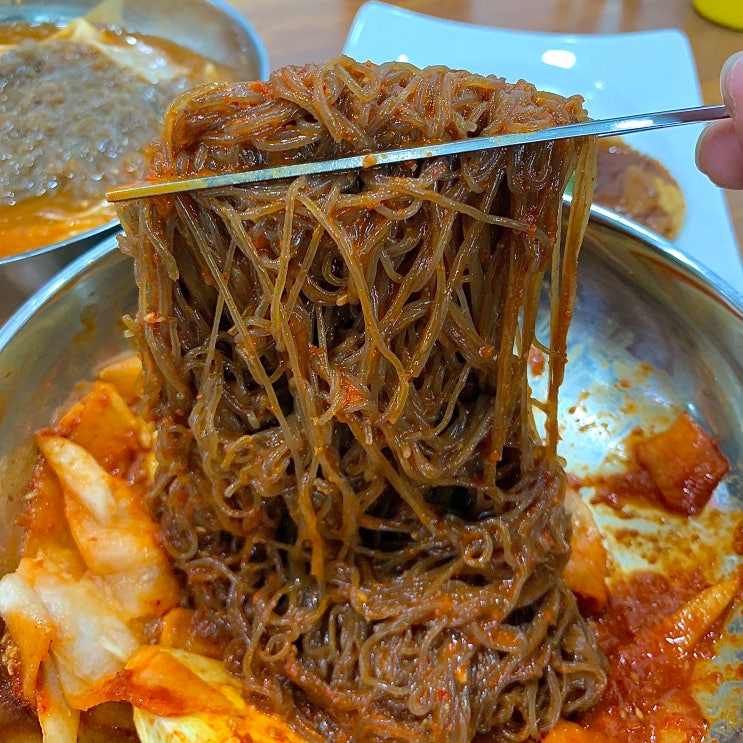  거제 중곡 냉면 맛집 송주불냉면, 저는 냉면 1단계도 매웠어요