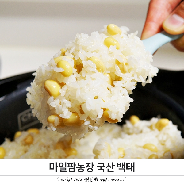 백태밥 백태콩밥 짓는 방법 마일팜농장 백태 잡곡