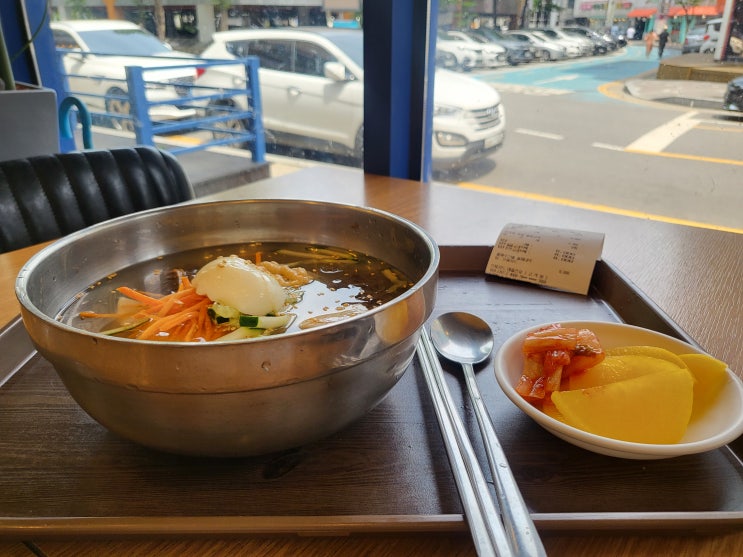 인천연수구 동춘동 착한맛집 김밥속에단무지 냉면