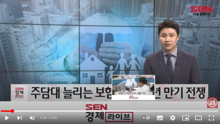 주담대 늘리는 보험사들, 40년 만기 전쟁 / 서울경제TV 주담대 늘리는 보험사들, 40년 만기 전쟁 / 서울경제TV