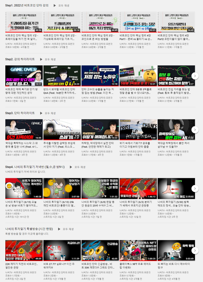 나씨TV 비트코인 강의 공부 순서 및 방법 : 네이버 블로그