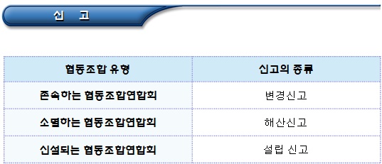 협동조합연합회 분할 세부 절차