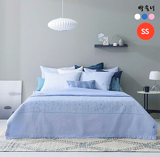  박술녀침구/박술녀 풍기인견 피그먼트 자수 침구 풀세트