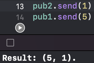 [SwiftUI] Combine, combineLatest