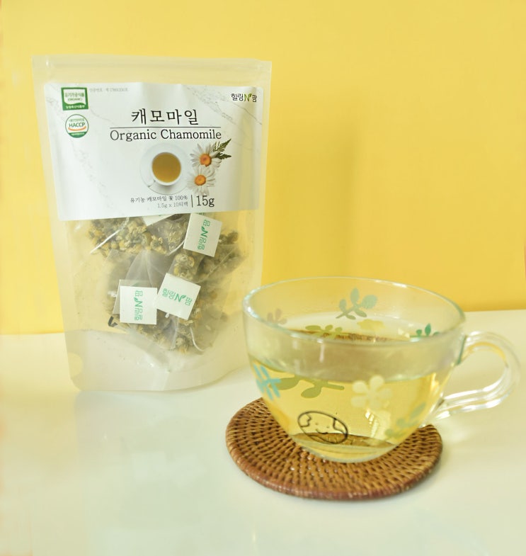  [티백차]달콤하고 향긋한 힐링앤팜 캐모마일차(심신안정, 숙면효과, 릴렉서)
