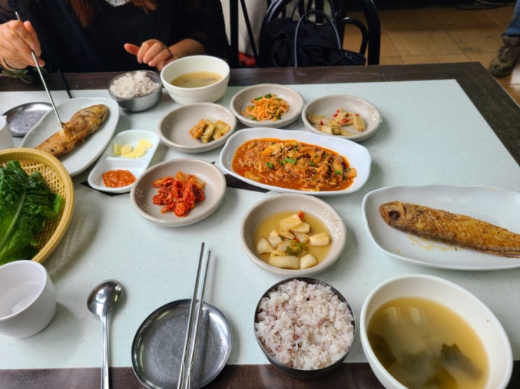  제주시 가성비 좋은 옥돔구이정식 맛집 행복한정식 내돈내산 후기