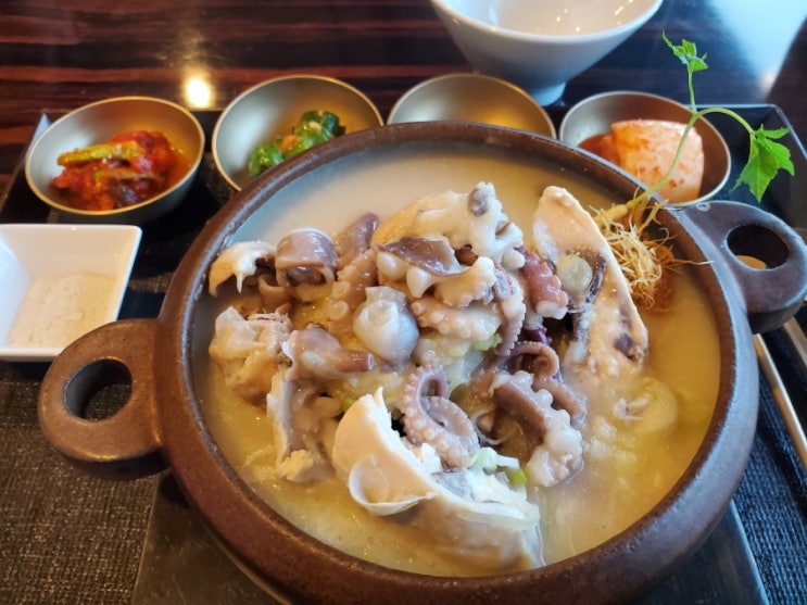  워커힐 한정식 식당 온달 해신탕