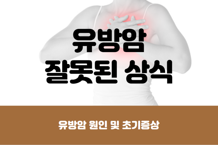  유방암 증상 및 유방암에 좋은 음식