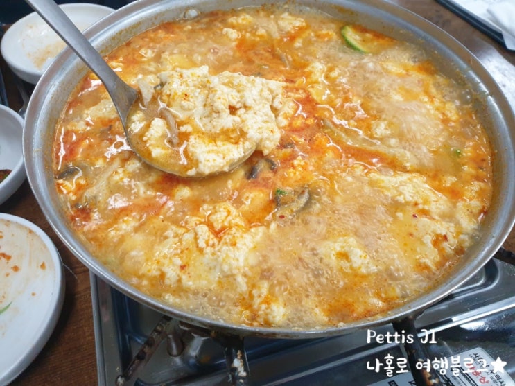 태조산/유량동 순두부 맛집 유량골 순두부 정식, 보리밥 정식