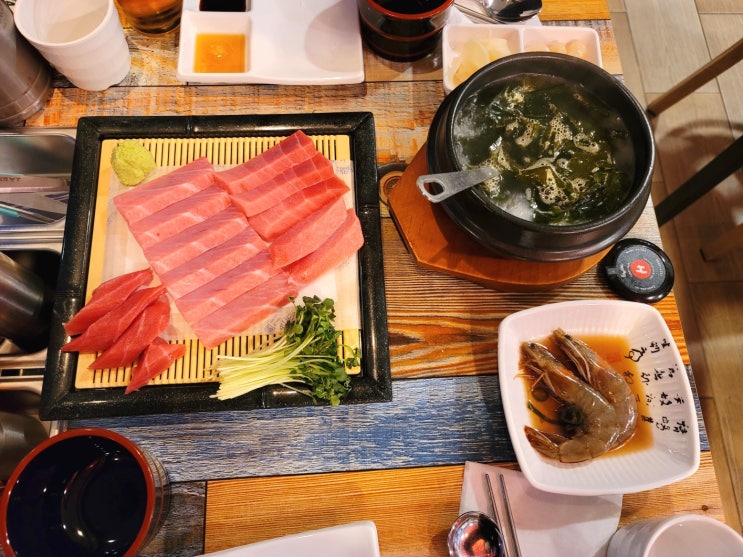  마포 맛집 구자춘 참치에서 한강뷰 보며 한잔