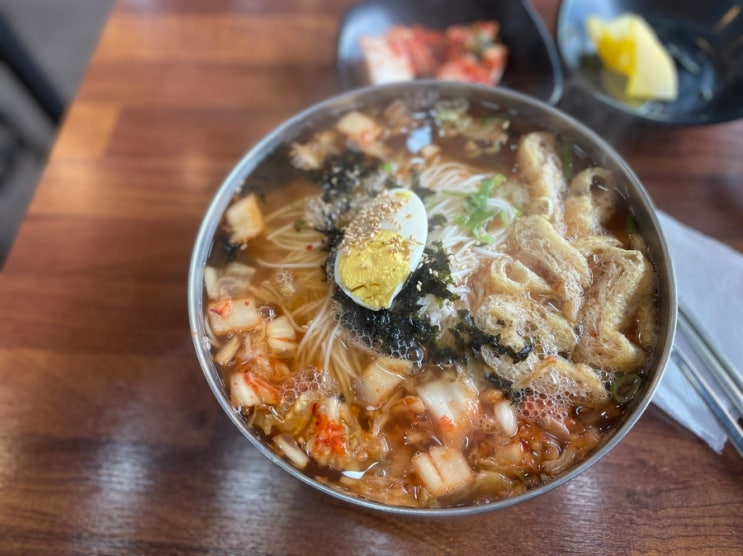  동탄국수맛집 서리서리멸치국수 김치말이국수, 멸고국밥