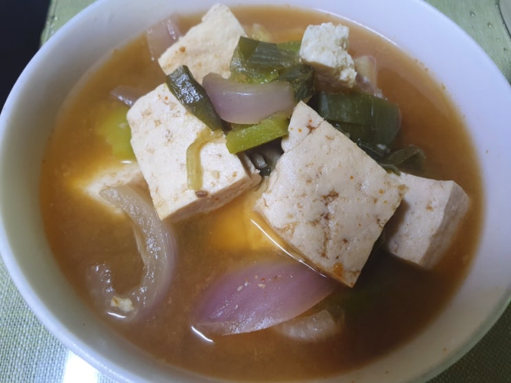  된장찌개 끓이기
