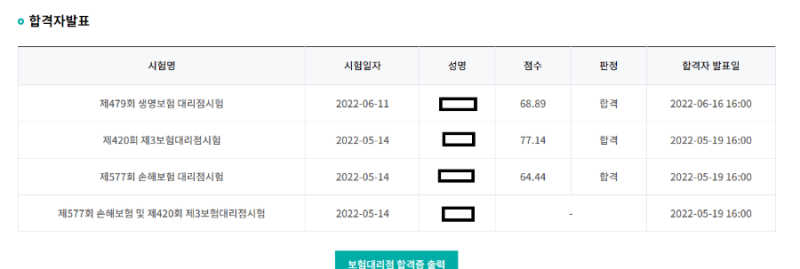 노베이스 !! 손해보험 대리점시험 + 제3보험 + 생명보험 대리점시험 합격후기