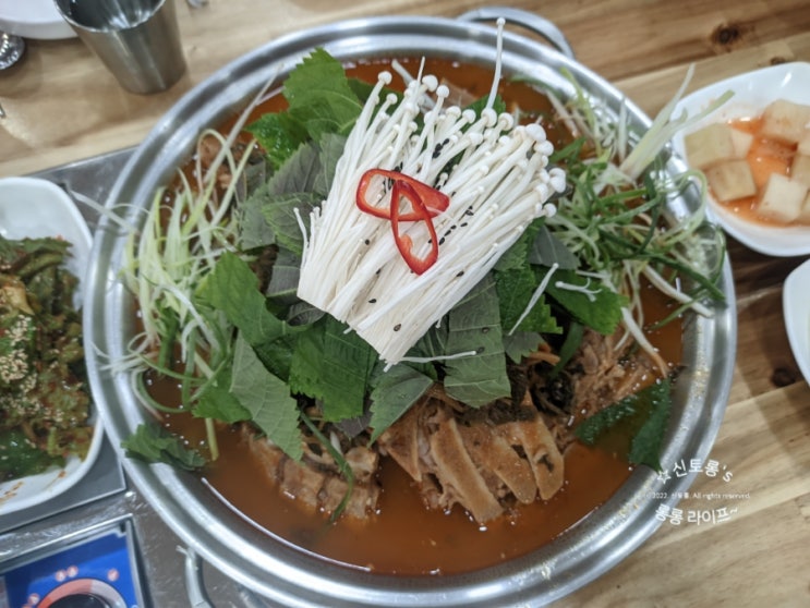  전주 중화산동 전원집 감자탕 무한리필로 먹어보자!