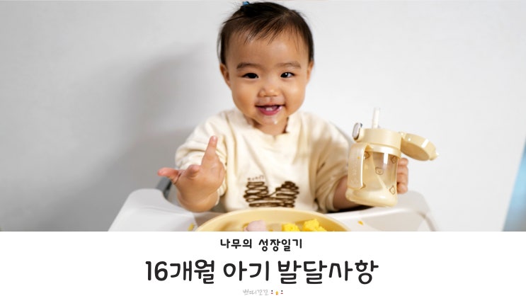  16개월 아기 발달 정리 : 나무의 16개월 성장일기