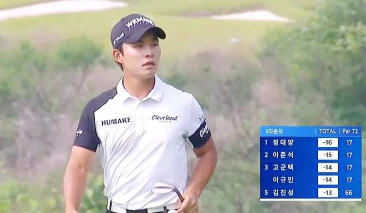 KPGA 2022, 하나은행 인비테이셔널 3R <b>정태양</b> 1위, 이준석... 