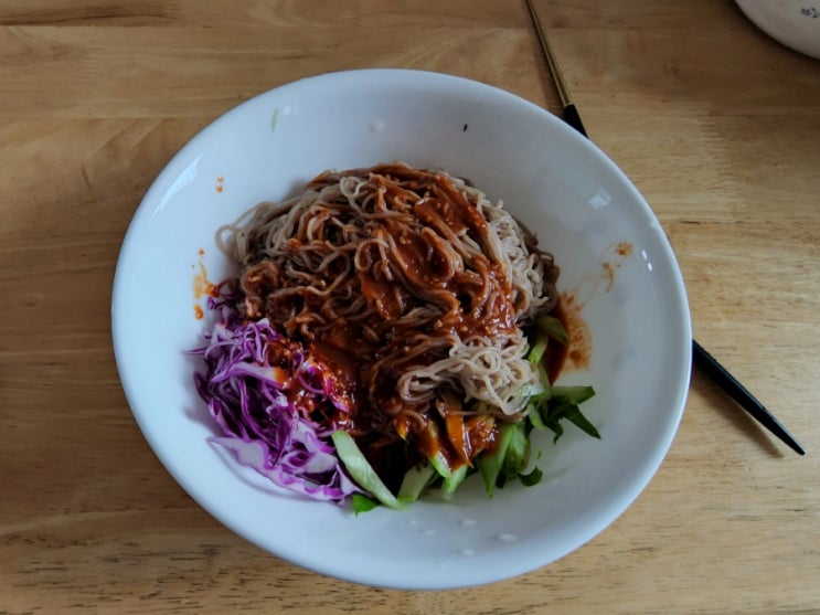  야미야미 iN자연드림 매콤달콤 비빔냉면 메밀알레르기 블챌