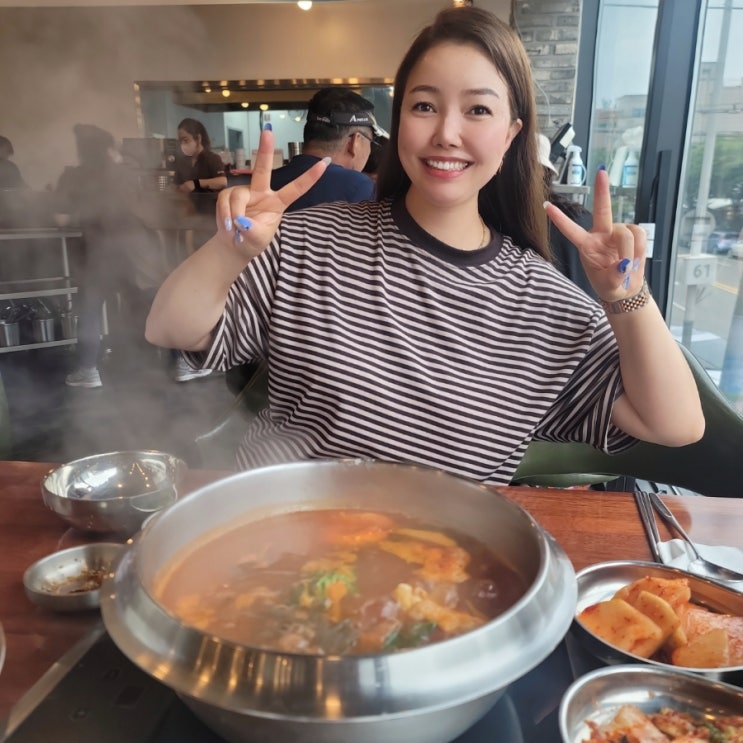  오이도 방파제 칼제비 세트!