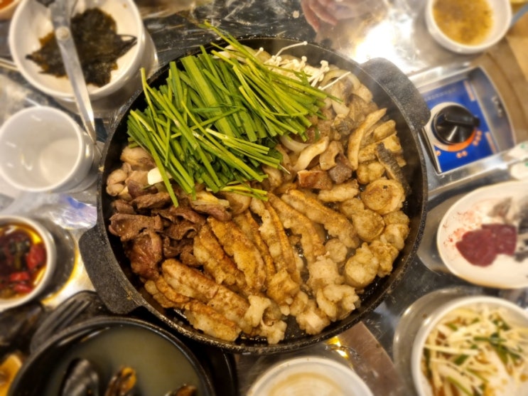 인천 송도 커넬워크 곱창 찐 맛집 : 왔다갔다 황소곱창