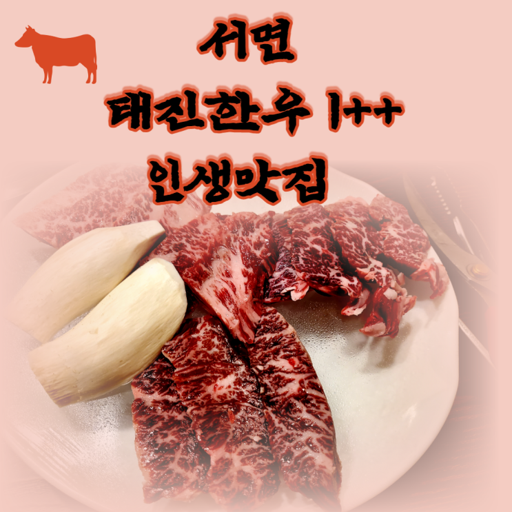  부산 서면 한우 맛집 투뿔한우 태진한우참숯불구이