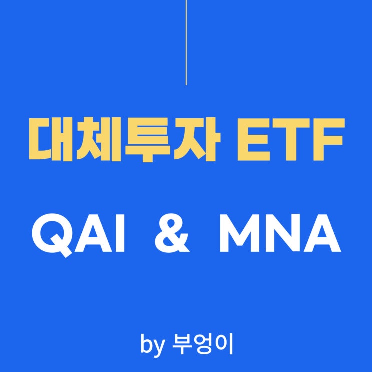 미국 대체투자 ETF - QAI, MNA