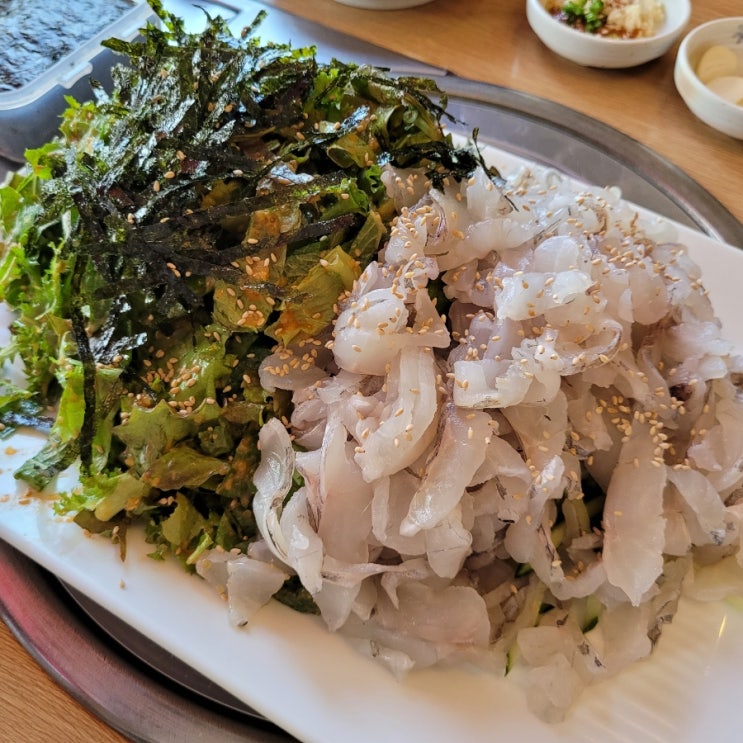 [맛집투어] 광주 진월동 막회/삼합 맛집 갯마을회식당