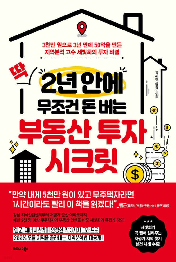  딱 2년안에 무조건 돈 버는 부동산 투자 시크릿 - 세빛희 지음