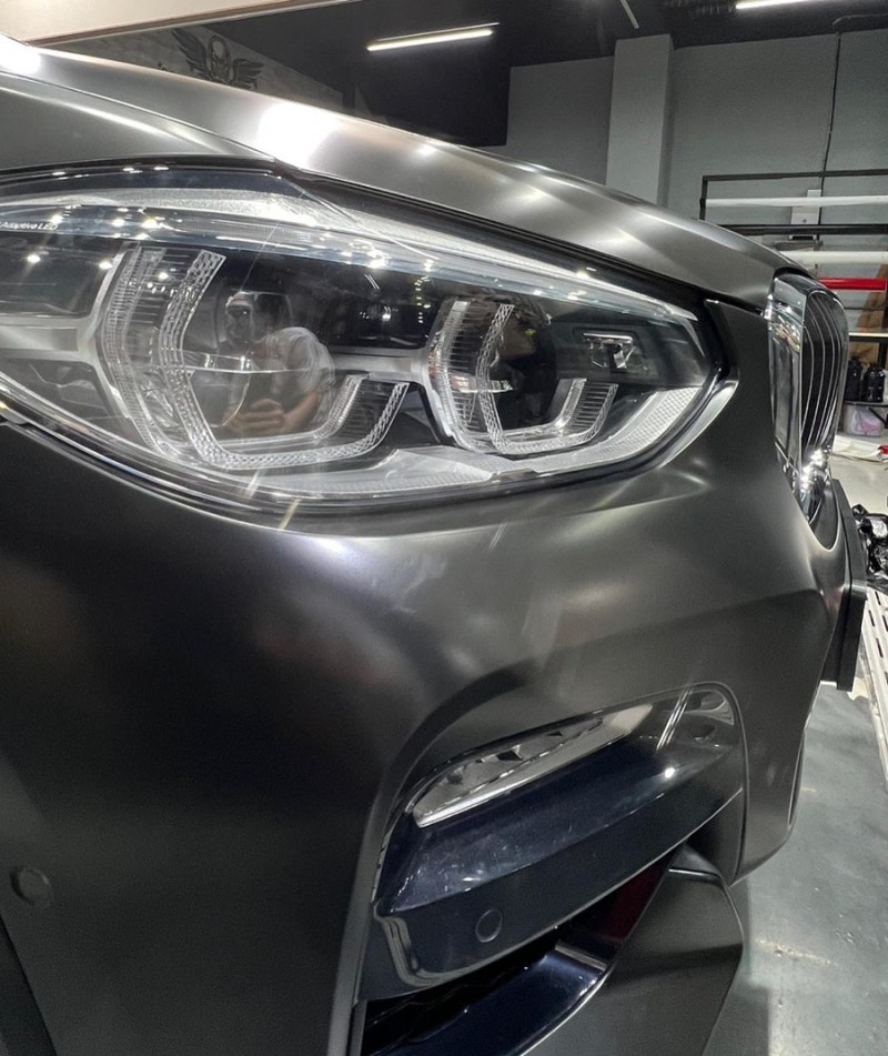 인천 계양구 / 전체랩핑 사틴블랙 / BMW / X3