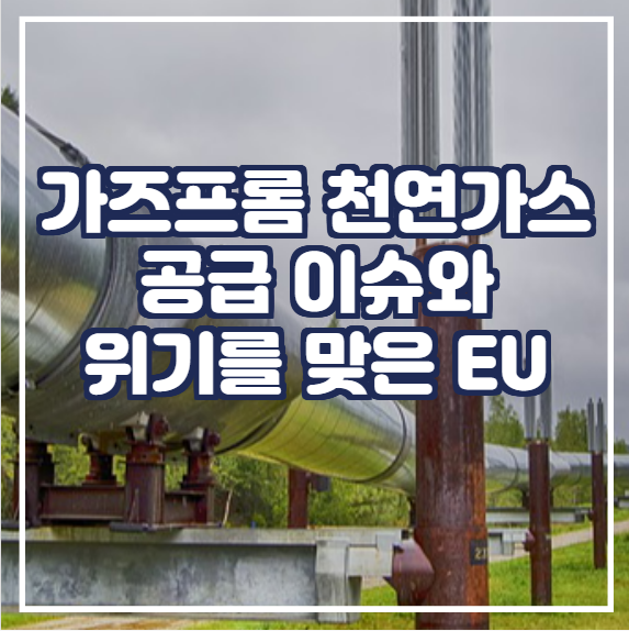  [천연가스] 가즈프롬 천연가스 공급 이슈와 위기를 맞은 EU
