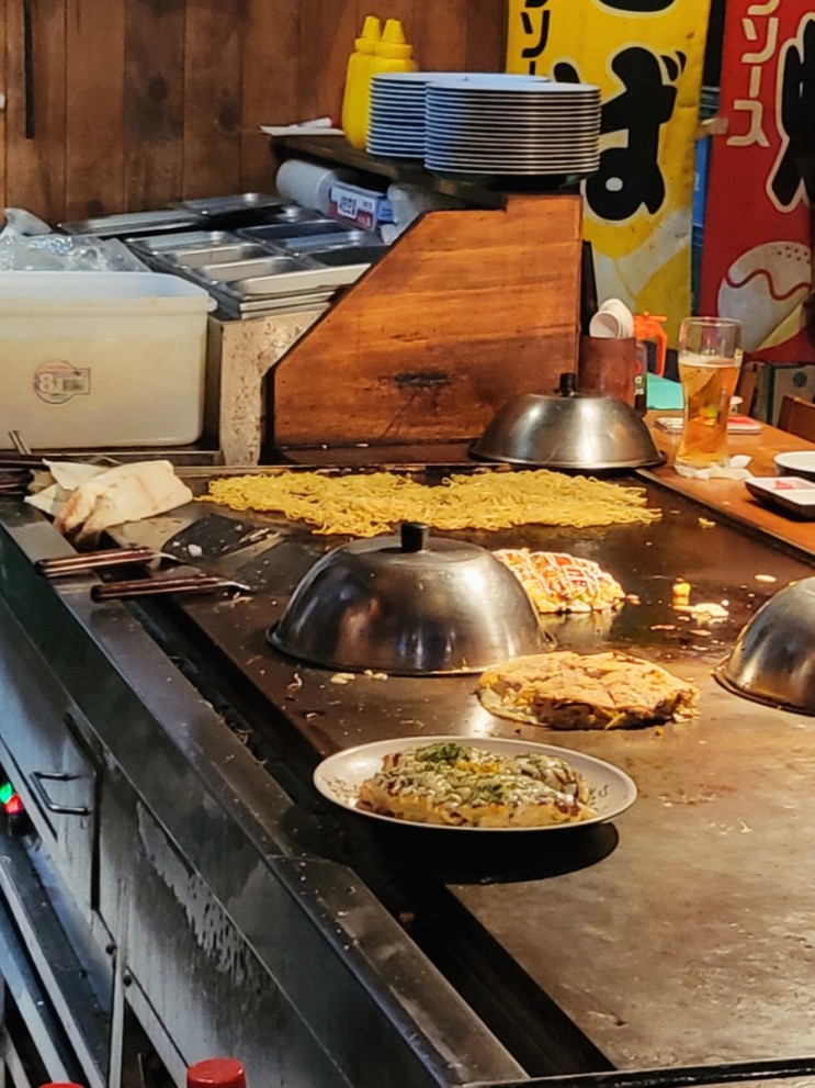 고양시술집 일산 라페스타 벙커21 오꼬노미야키 철판요리 맛집