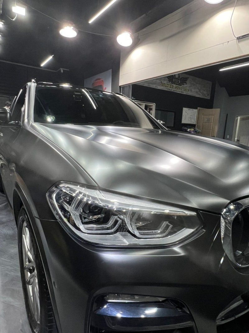 인천 계양구 / 전체랩핑 사틴블랙 / BMW / X3