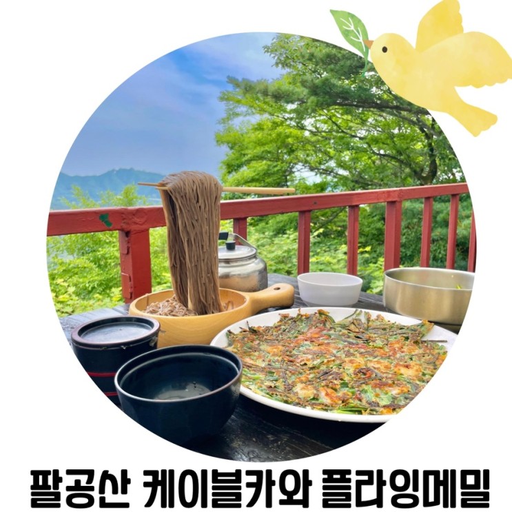[팔공산 케이블카 맛집] 대구 팔공산 케이블카 플라잉메밀