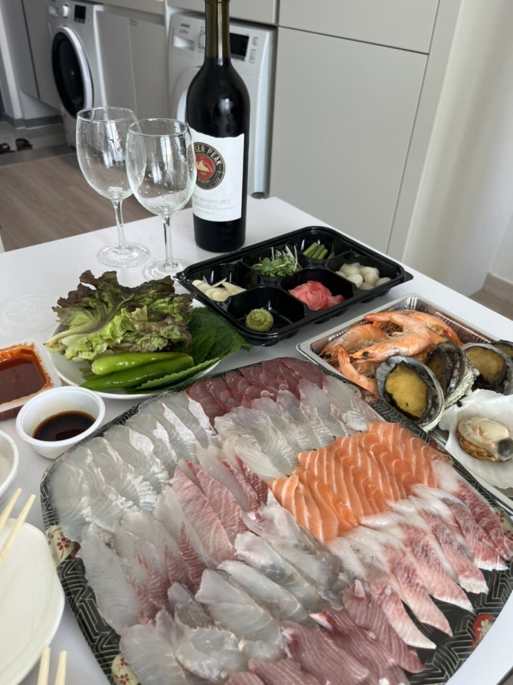 속초 회포장 맛집 # 모듬회와 스팀해물 포장맛집 : 아쿠아딜리버리 회포장