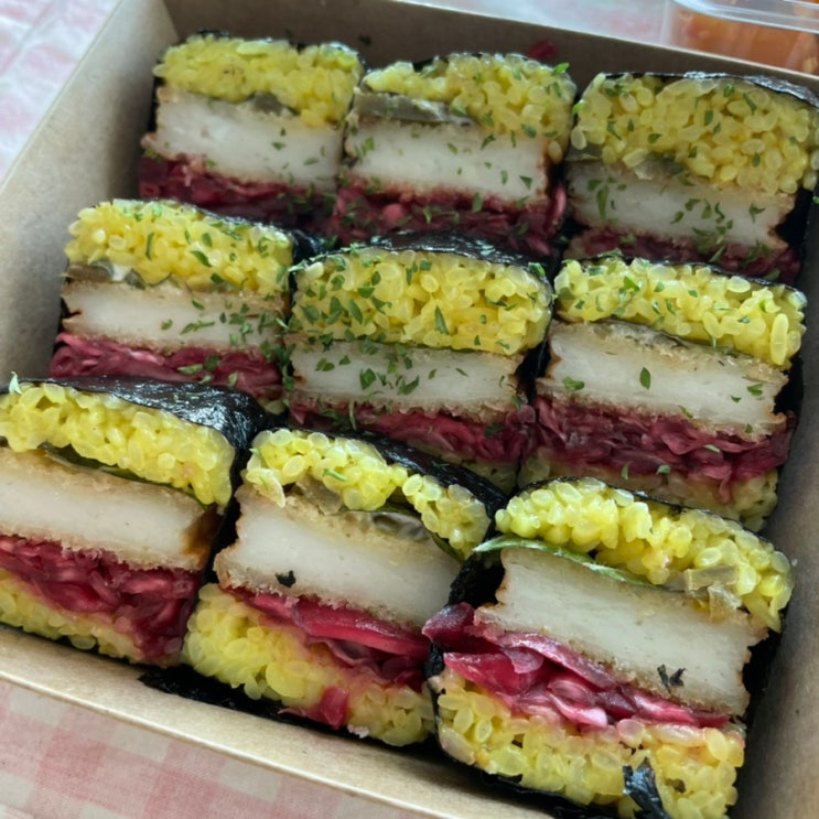  제주공항 맛집 제주시 새우리 딱새우김밥 (vs 제주김만복)