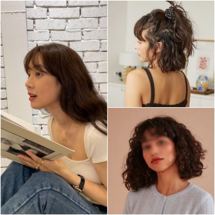 단발 히피펌 머리 힙해 단발 히피펌 머리 힙해