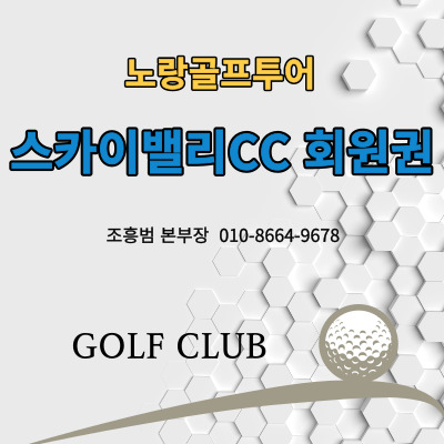  <경기도 여주> 스카이밸리CC 골프회원권 안내