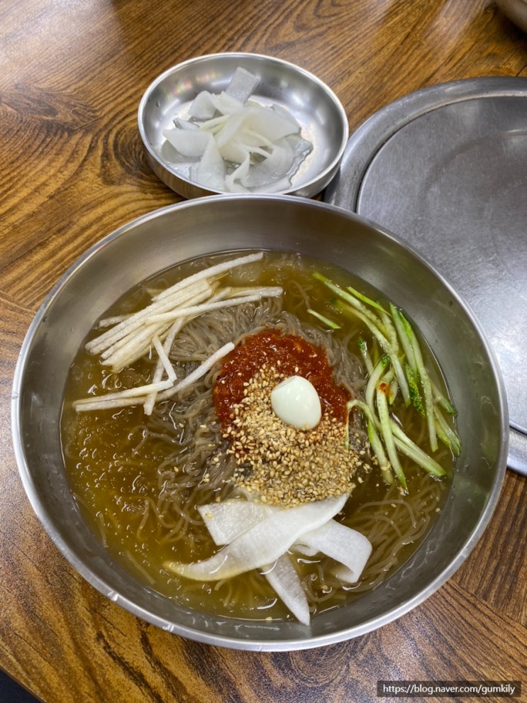  시흥 도일시장 냉면 맛집 - 더미냉면