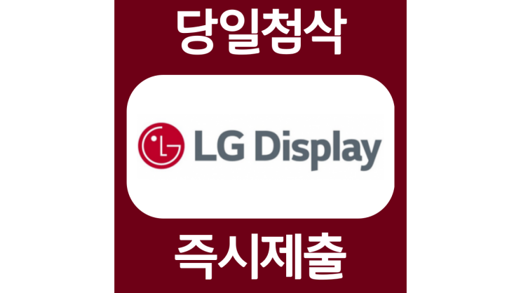 LG디스플레이 경력직 채용 자소서항목 자기소개서 문항 작성방법 첨삭받기 LG디스플레이 경력직 채용 자소서항목 자기소개서 문항 작성방법 첨삭받기