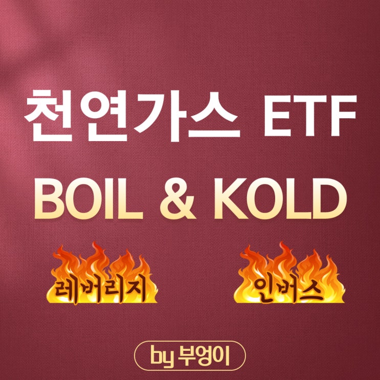 천연가스 레버리지 및 인버스 미국 ETF - BOIL & KOLD 천연가스 레버리지 및 인버스 미국 ETF - BOIL & KOLD
