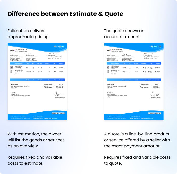 (인디샘 컨설팅) 인도 비즈니스에서 Invoice, Estimate, Quotation (Quotes)의 일반적인 의미 비교 (인디샘 컨설팅) 인도 비즈니스에서 Invoice, Estimate, Quotation (Quotes)의 일반적인 의미 비교