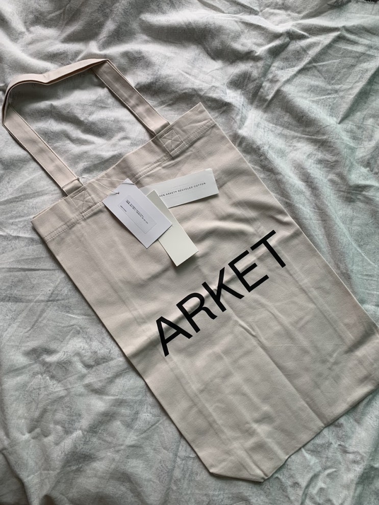  Arket :: 아르켓 캔버스 토트백(아르켓 에코백)