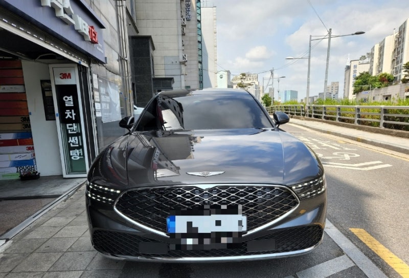 관악구 루마버텍스 후퍼옵틱 3M 브이쿨 신차패키지 - 제네시스 G90 루마버텍스900농도 전면 15,측후면 5% 어떨까? | 블로그나와