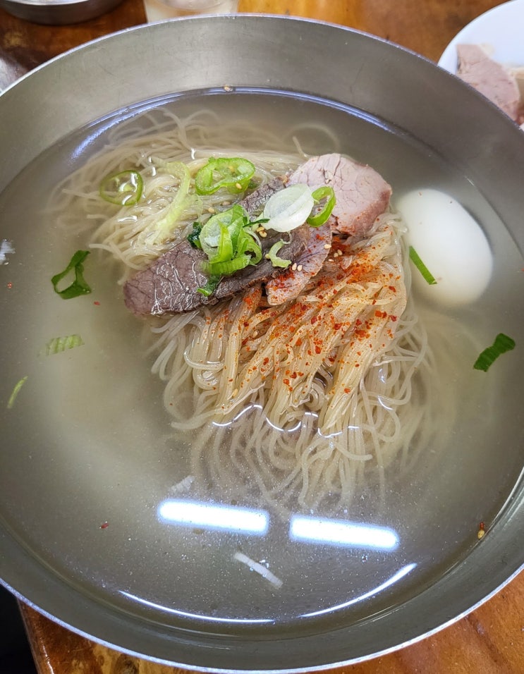  평양냉면입문기 충무로 필동면옥 평양냉면 제육 먹어본 첫느낌