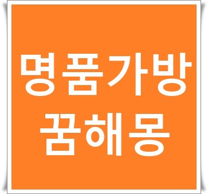 명품가방꿈 해몽 명품가방사는꿈 받는꿈 주는꿈 잃어버리는꿈