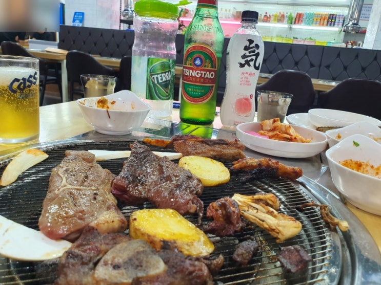  부천 무한리필 양고기 먹으면 훠궈는 서비스 !! 아향부 부천점 다녀왔습니다.