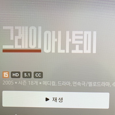  그레이 아나토미 시즌 18 볼수 있는 곳