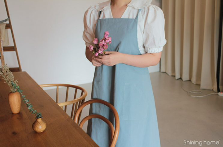  실용적인 방수 원피스 샤이닝홈 앞치마~!!