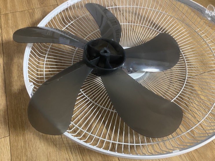  선풍기 분리 청소 조립까지 클리어